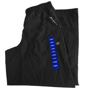 NWT Champions Elite Athletics Water Repellent Track Pants. L